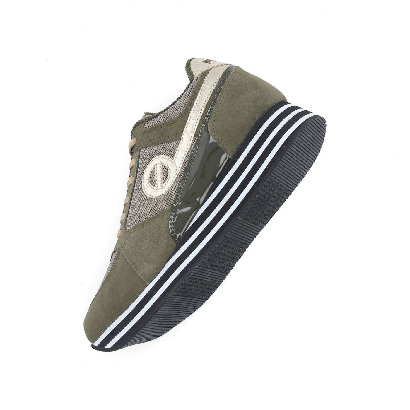 PARKO JOGGER W - KNIT/SUEDE/MARS - KAKI/OR